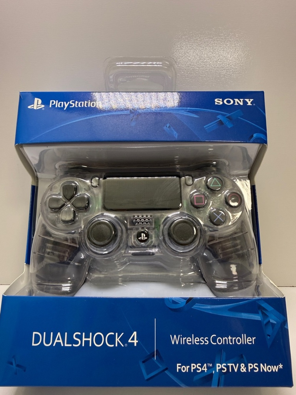 Sony PlayStation DualShock 4 Wireless Controller - Clear Black